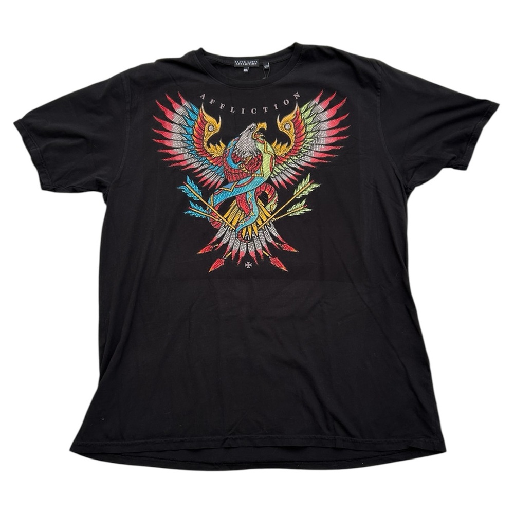 ❤️Affliction‎  Black Label Men's "UNIDO" Short Sleeve Shirt New 3XL